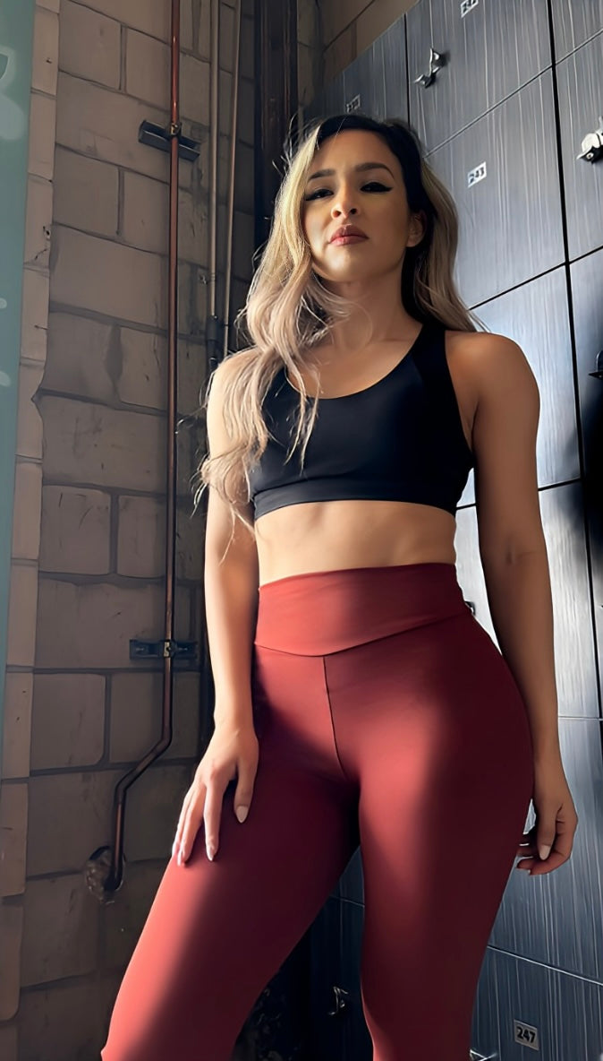 High Waist Flared Leggings