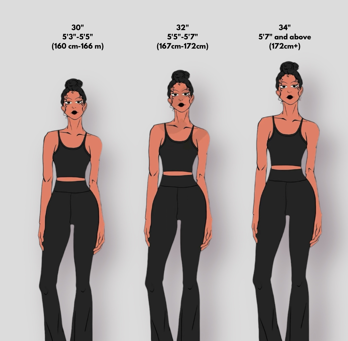 High Waist Flared Leggings