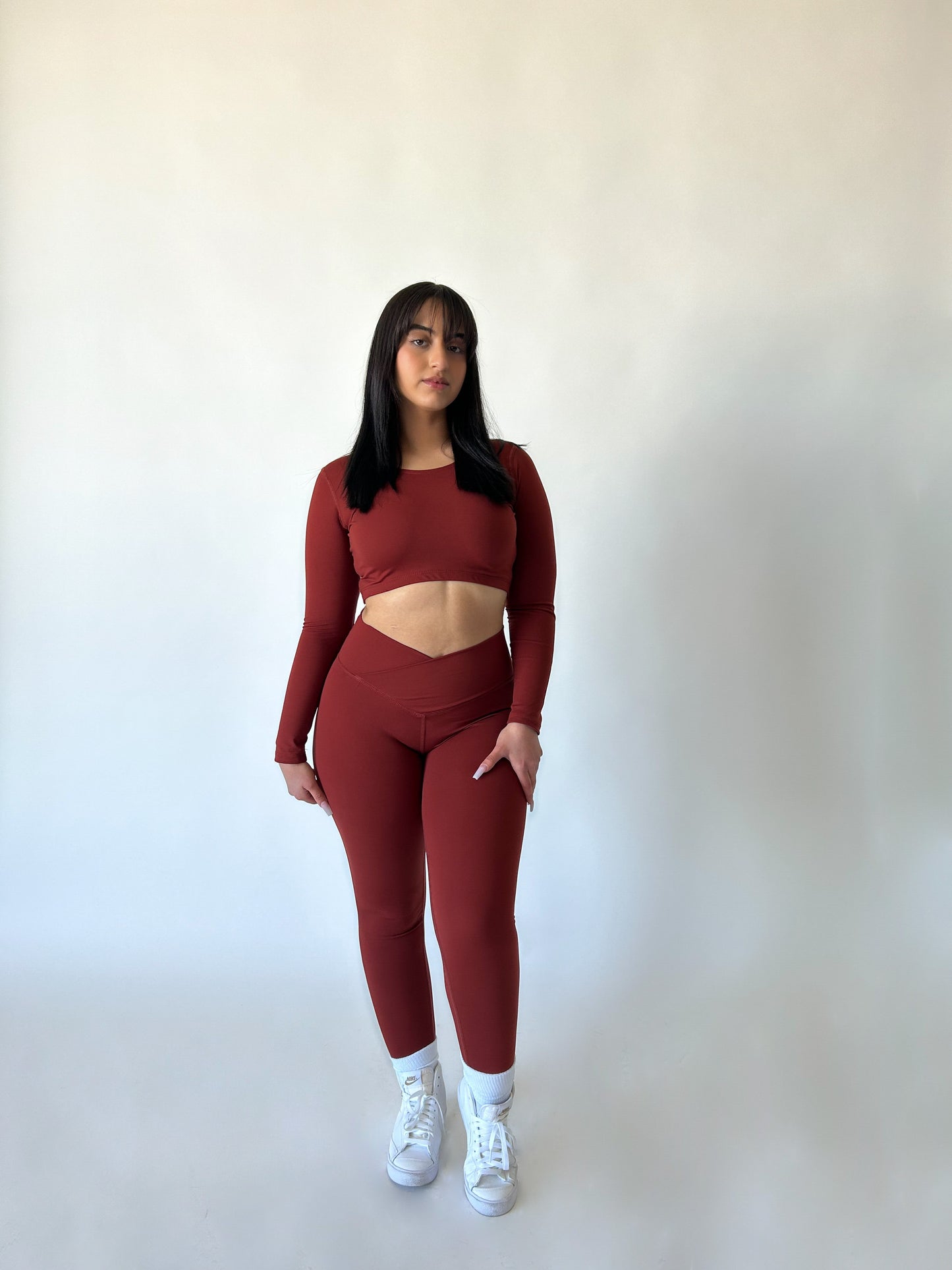 Burgundy Leggings