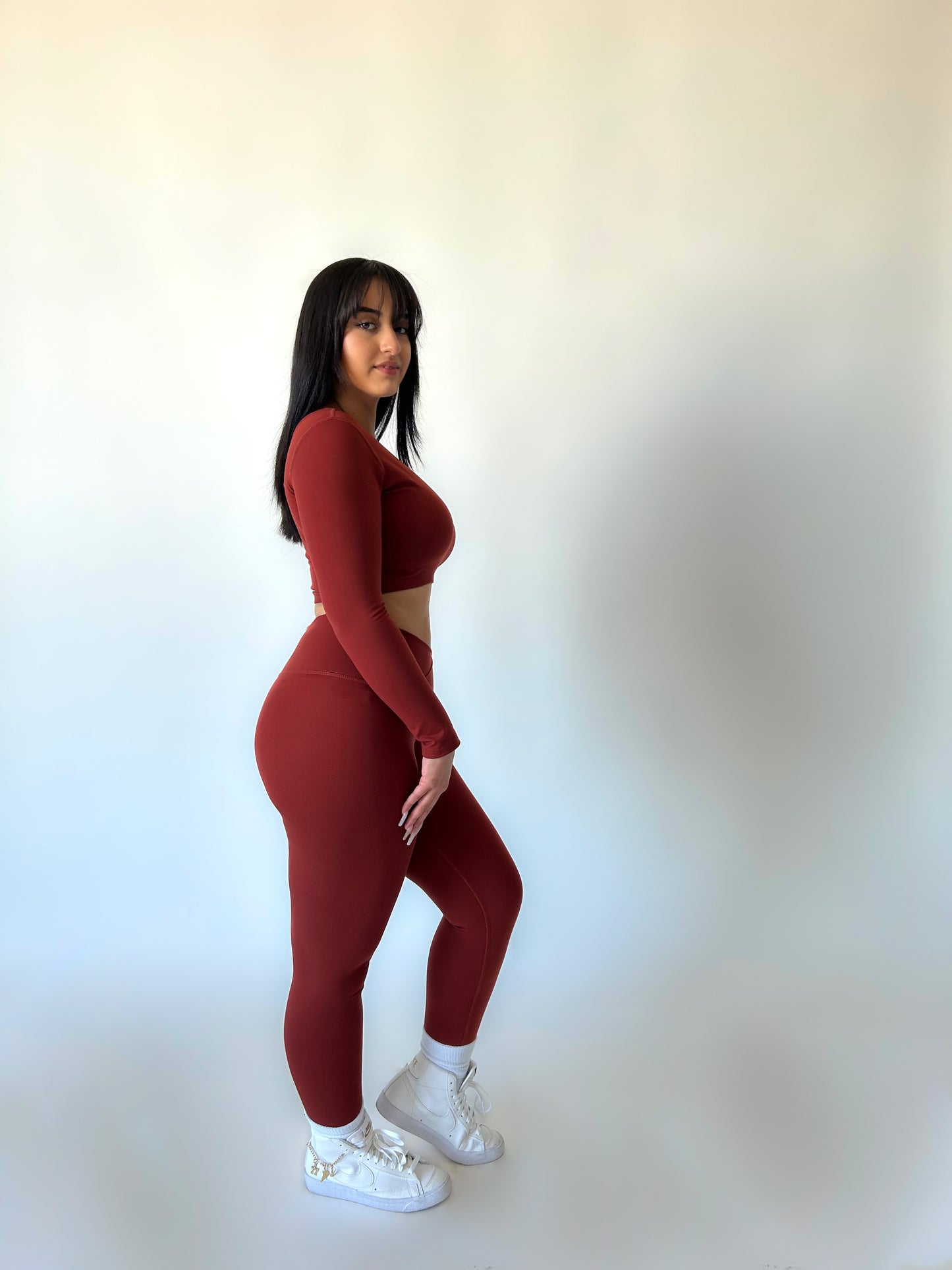 Burgundy Leggings