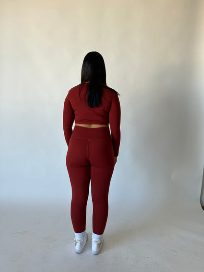 Burgundy Long Sleeve